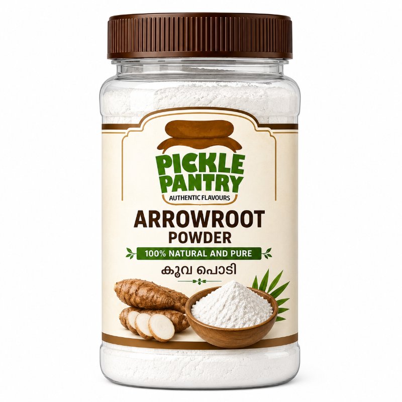 Arrowroot Powder | 100% Natural And Pure | കൂവ പൊടി | Gluten Free | No Added Preservatives
